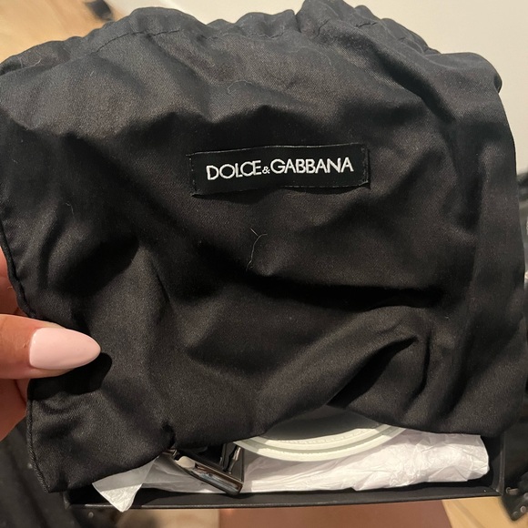 Dolce & Gabbana White Belt with DG Logo Buckle - Picture 10 of 10